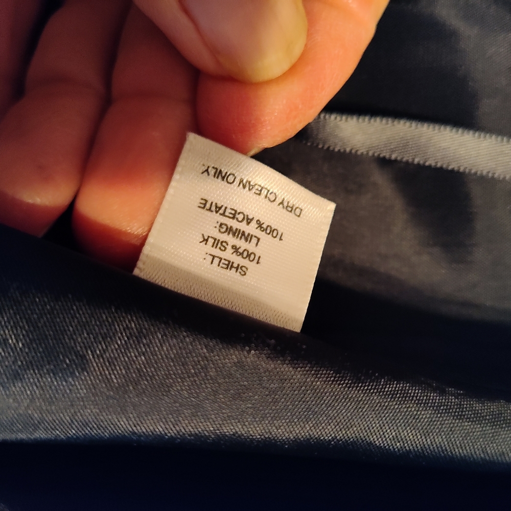 100% silk WHBM strapless dress - Picture 9 of 11
